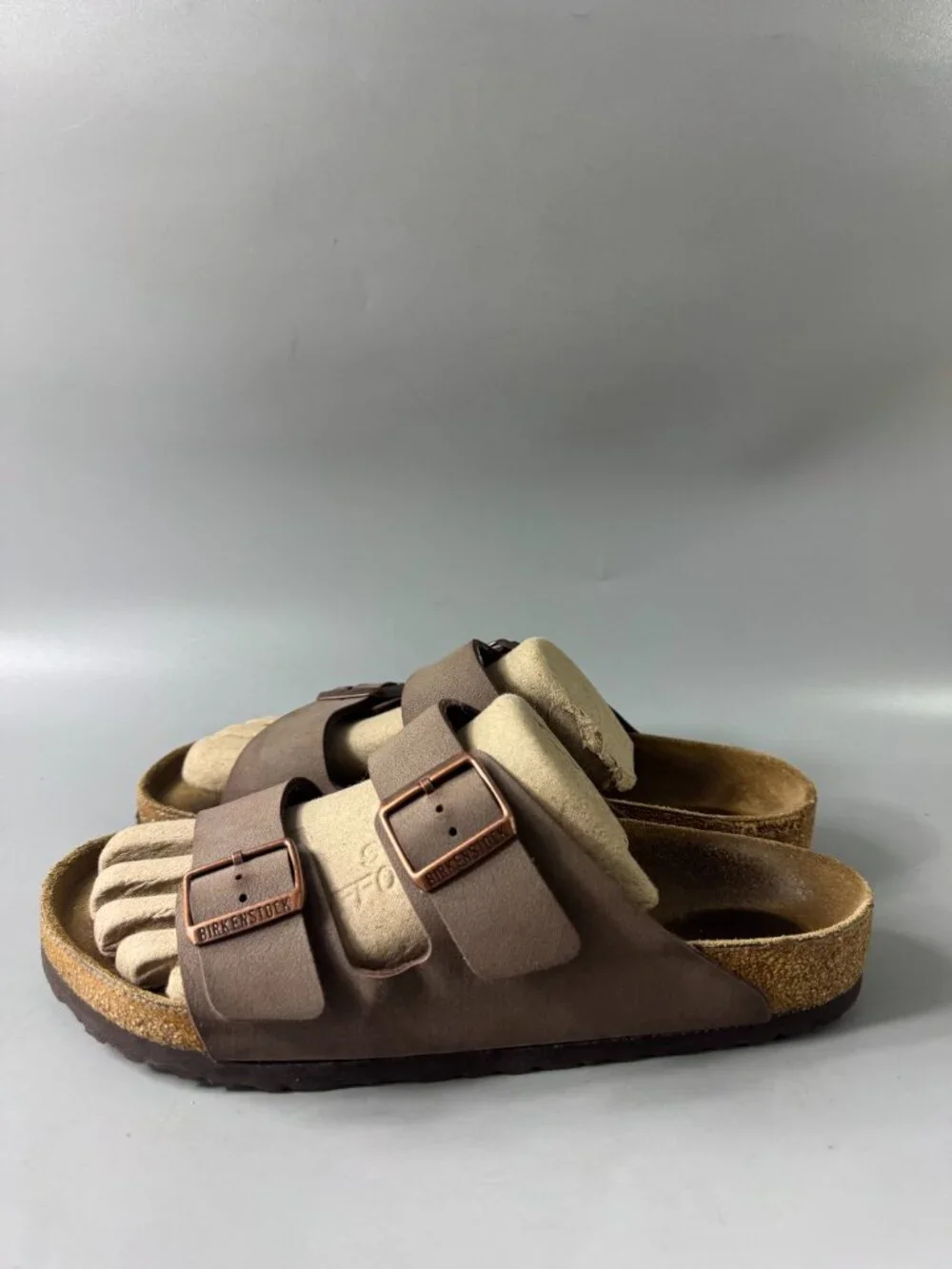 Birkenstock Arizona Sandals, Leather, Classic Footbed, Size 42